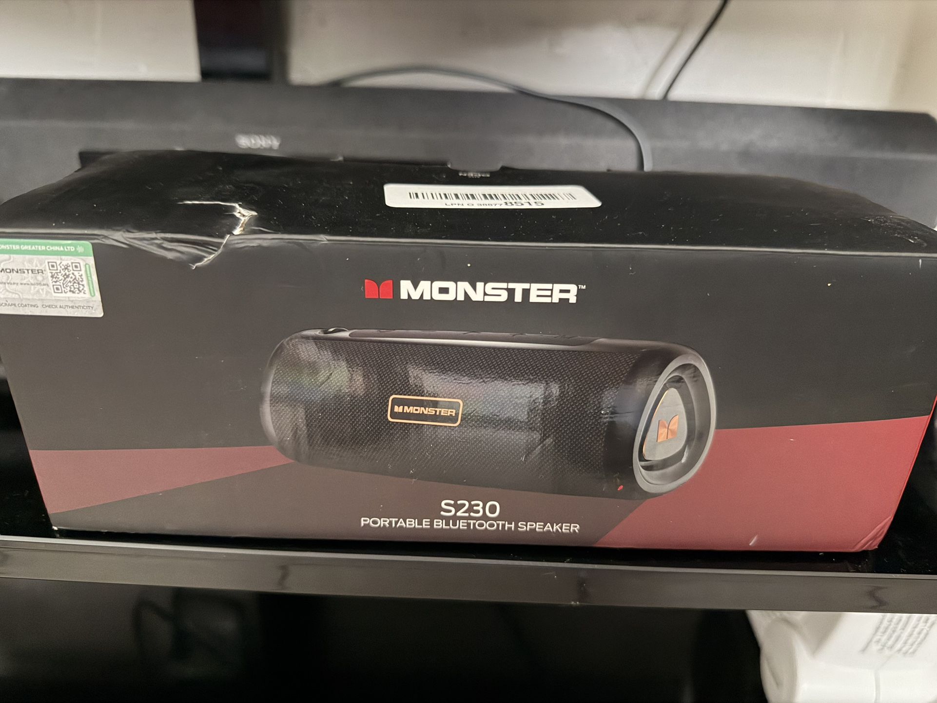 Monster Portable Bluetooth Speaker