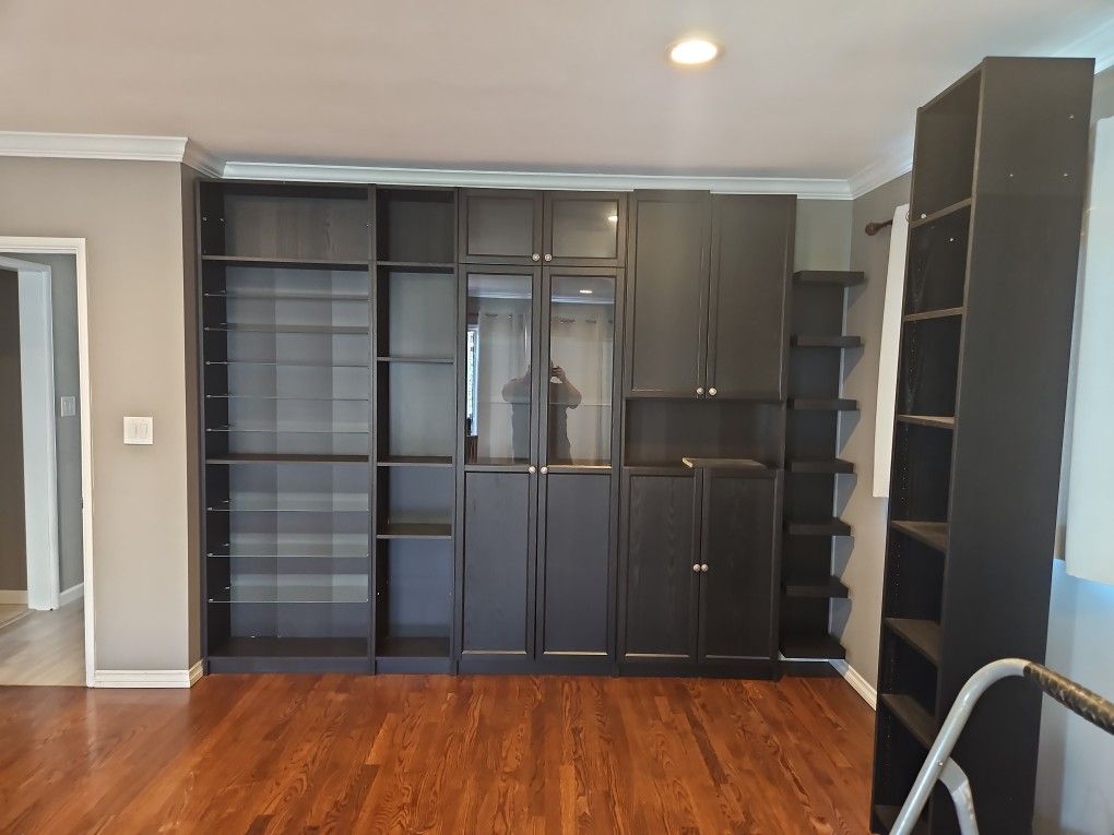 Media Storage Cabinet Bookshelf