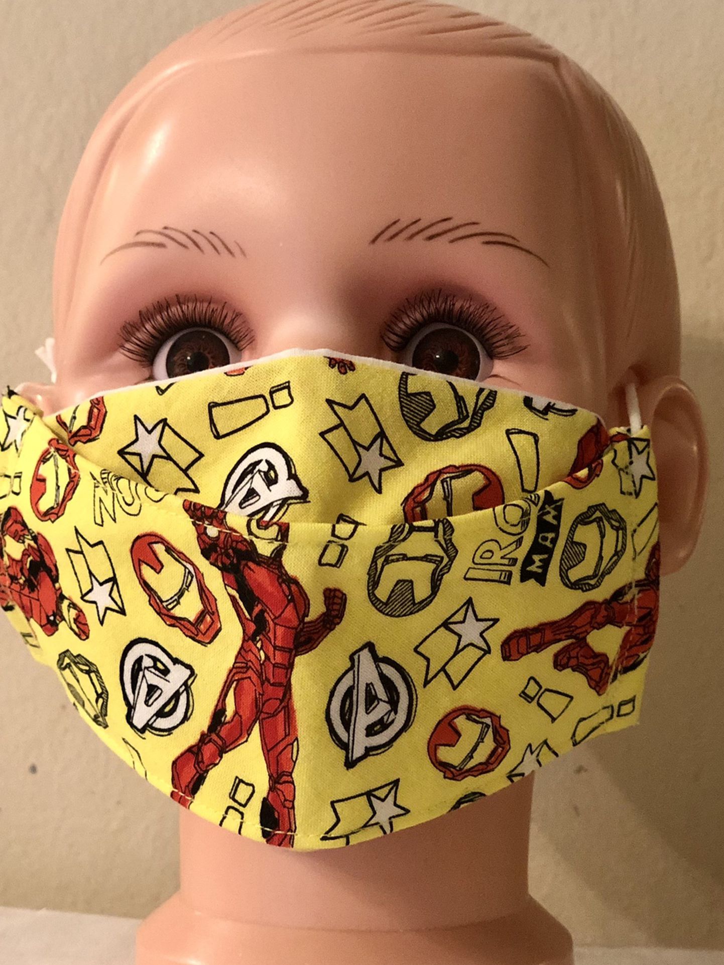 Iron Man Kid Size 3D Face Mask