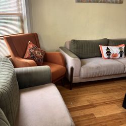 Living Room Set – 2 Couches & Chair