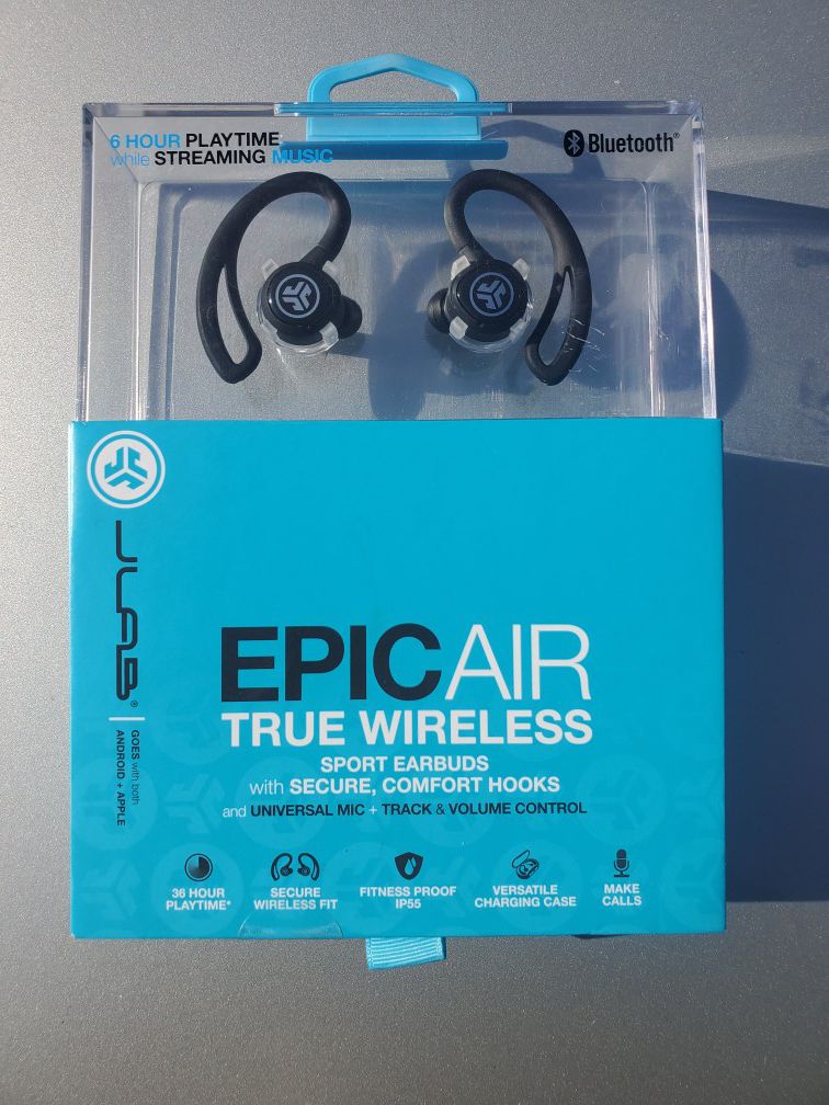 Jlab Epic Air True Wireless Sport Earbuds
