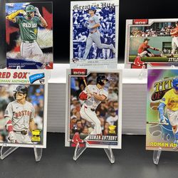 Lot of Roman Anthony Baseball Cards