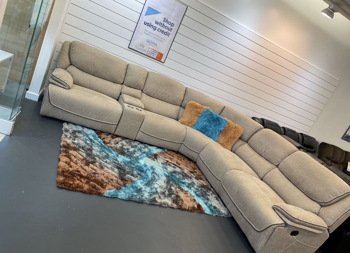 NEW COMFY ALEJANDRA RECLINING SECTIONAL SOFA SET ON SALE NOW ONLY $1499! NO CREDIT NEEDED FINANCE AVAILABLE ☎️😍💰 SAME DAY DELIVERY 🚚