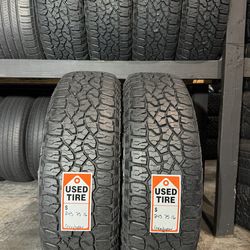 (2) 245/75/16 Goodyear