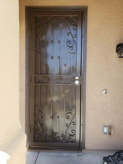 Security screen Door