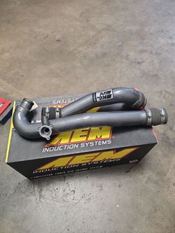 Mustang Ecoboost Mishimoto Intercooler and Coolant tank and K&N / Aem  pipes for Intercooler