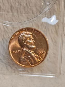 #757 wheat cent 1958 D coin