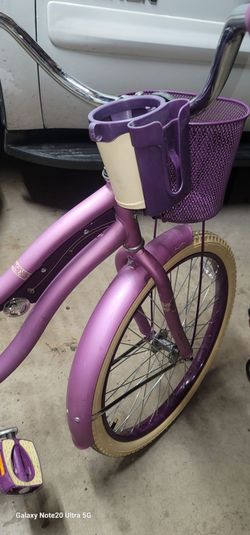 Two 24" Purple Beach Cruisers both in new condition 70 each