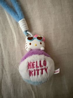Hello kitty plush keychain