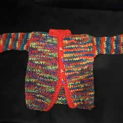 Infant/Baby Sweater - Hand Made One Of A Kind 