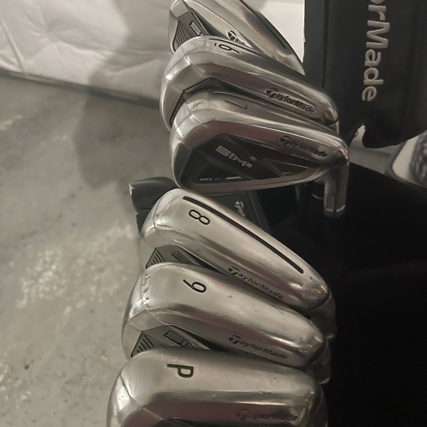 5-PWSims Irons W/new Shaft For Stealth Plus Driver