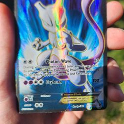 Full Art Holographic Mewtwo EX 