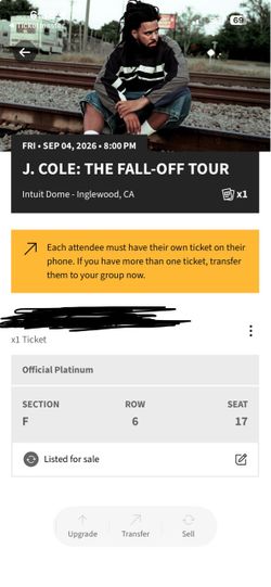 J Cole: The Fall Off Tour