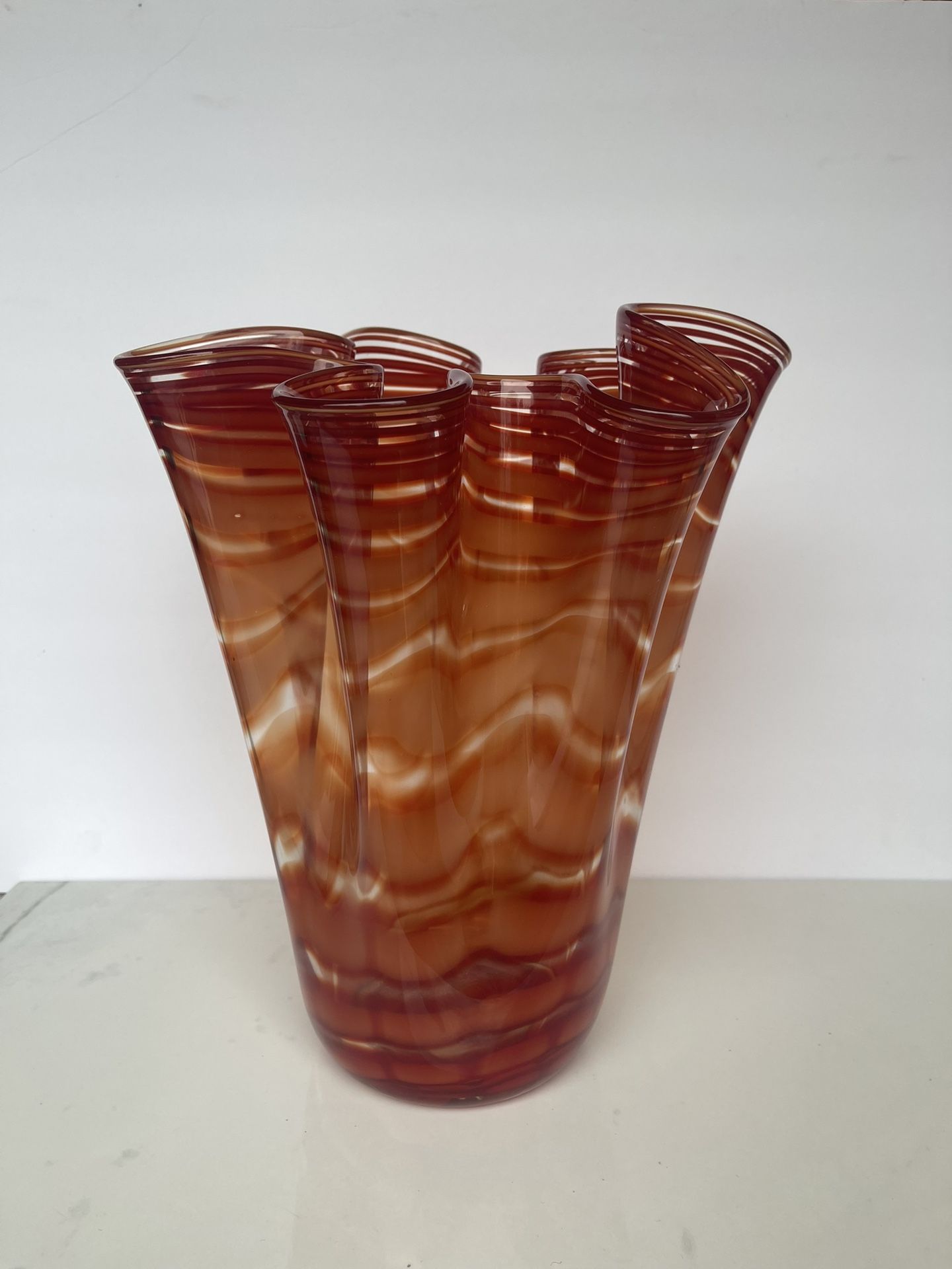 Very Large Royal Gallery - Hand Blown Glass Vase