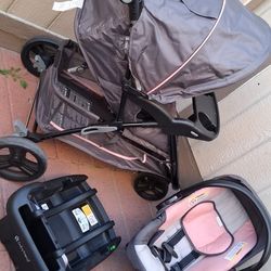 Babytrend Stroller With Carseat And Base 