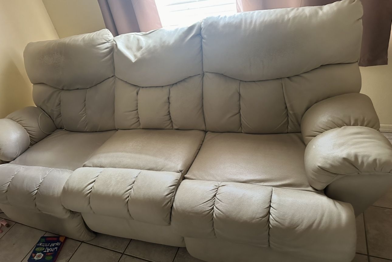Leather couches