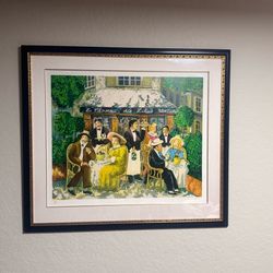 Framed limited-edition print by Guy Buffet