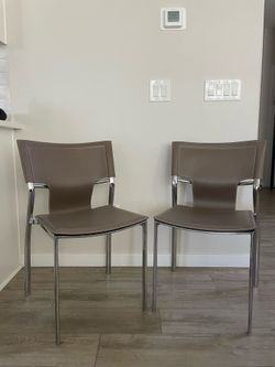 Italian Leather Chairs