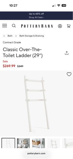 Classic Over The Toilet Ladder From Pottery Barn (29”)