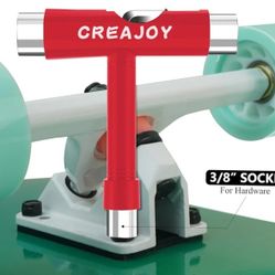 CREAJOY 5 Tools-in-One Skate  Multi-Function Portable Skateboard  Accessory