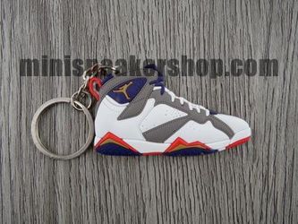 FLAT SILICON SNEAKER KEYCHAIN JORDAN 7 - OLYMPICS