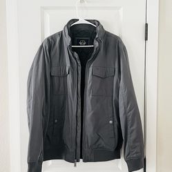 Dockers Men's Quilted Lined Flight Bomber Jacket Size L