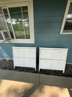 White Shoe Cabinet