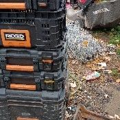 Like New Rigid 6 Tool Boxes And Tow Cart