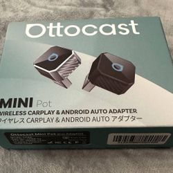 Ottocast Mini Wireless CarPlay & Android Auto Adapter New Sealed