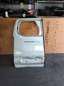 2015-2016-2017-2018-2019-2020-2021-2022-2023 FORD TRANSIT 350 LEFT SIDE REAR DOOR OEM USED #6099