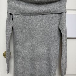 Motherhood Boucle Cozy Off Shoulder Sweater, Very Stretchy XS