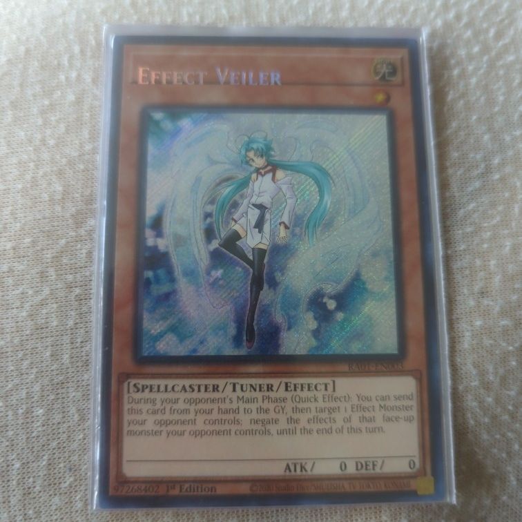 secret rare yugioh cards for sale Yugioh* Effect Veiler (Secret Misprint) in Los Angeles, CA Synchro and Xyz Red Eyes Black Dragon PSEC-JP003
