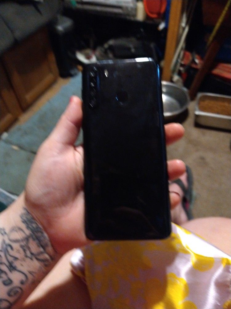Cell Phone Samsung Galaxy A21 Black
