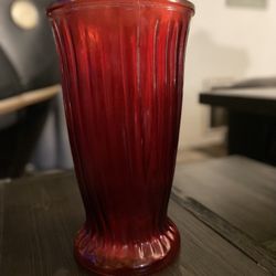 Red Vase 