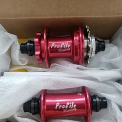 Profile Racing AC-2 Front & Rear Disc Bicycle Hubs NYC Pick up