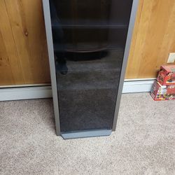 Glass cabinet with 5 shelves 