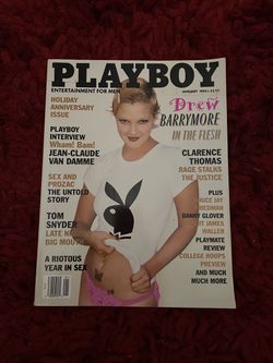 PLAYBOY / JANUARY 1995 / HOLIDAY ANNIVERSARY ISSUE / DREW BARRYMORE