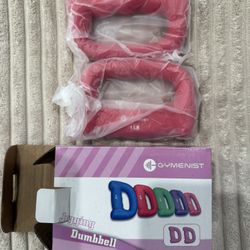 Jogging Dumbbells - Set of 2 for Comfortable Workouts and Cardio. 1 Lb 