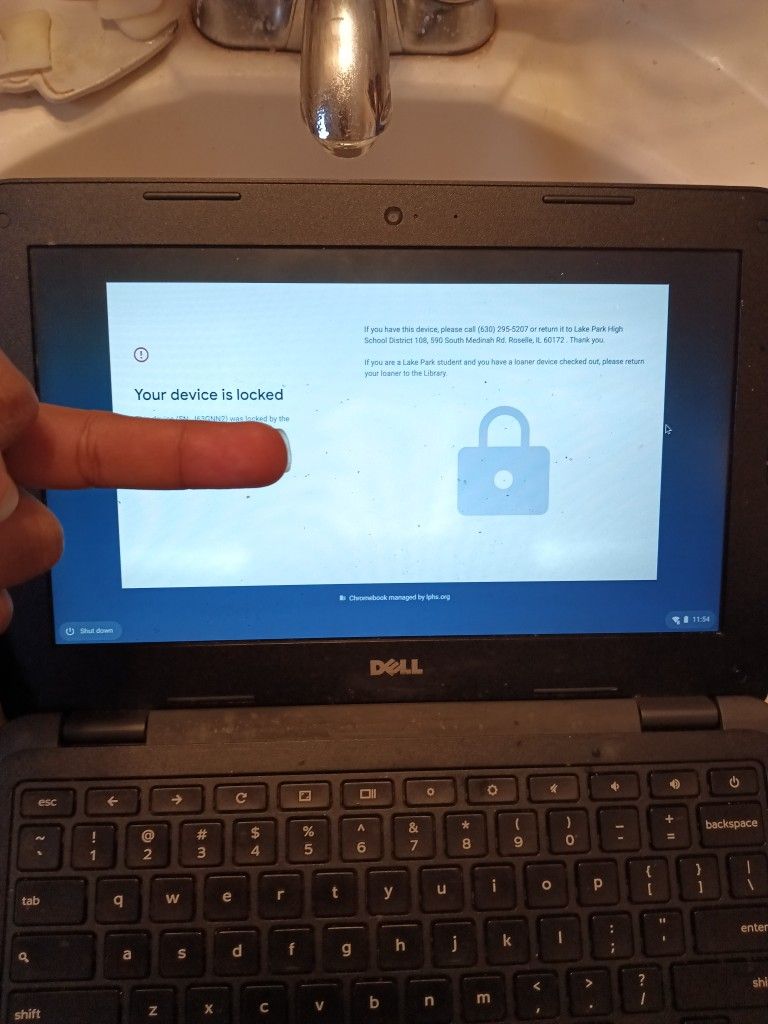 DELL LAPTOP CHROMEBOOK COMPUTER FOR PARTS
