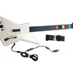 Xbox 360 Guitar Hero Xplorer Redoctane 95055 Gibson Explorer Tested Working
