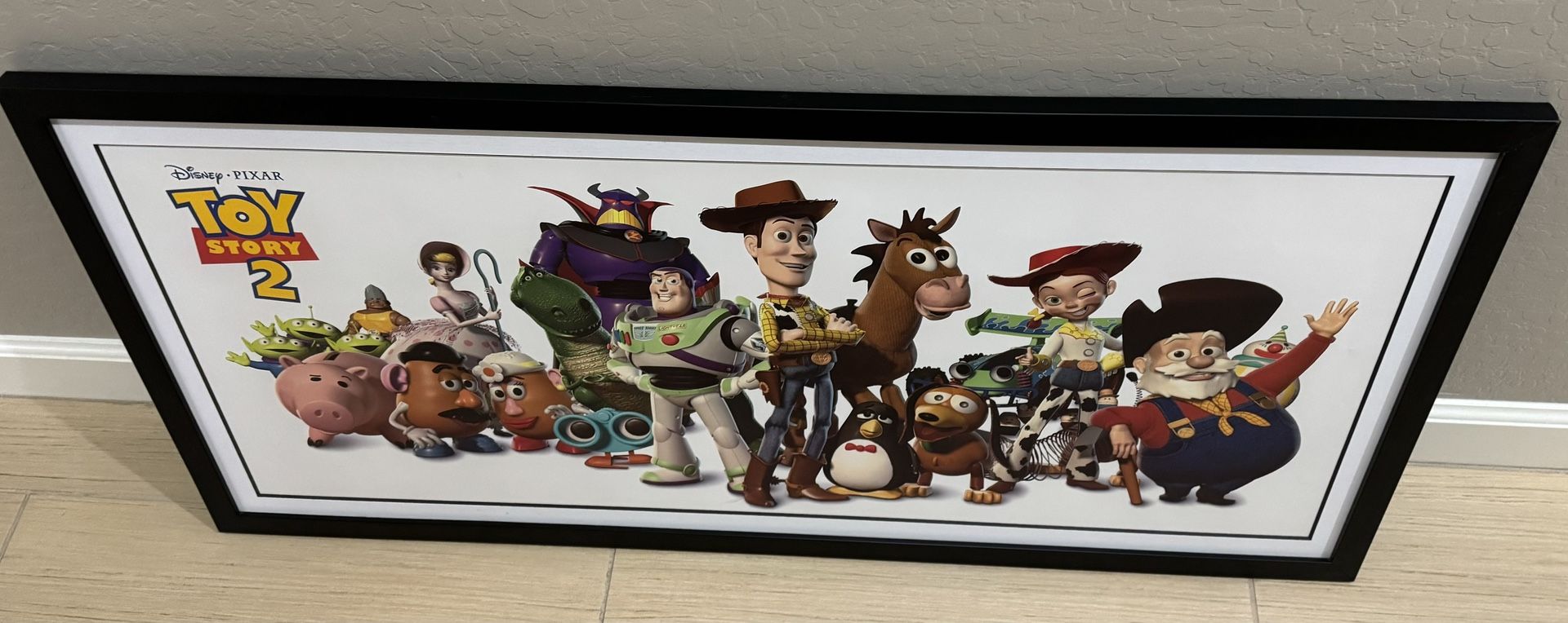 Disney Pixar Shareholder Stock Toy Story 2 Framed Poster Art