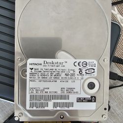Hitachi 164 GB Hard Drive.