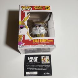 Funko Pop! Looney Tunes- Bugs Bunny (Opera) Autographed W/ COA