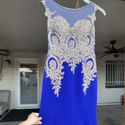 Royal Blue Dress 