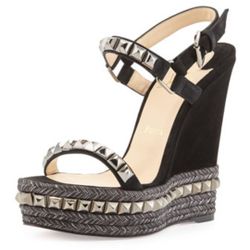Christian Loubotin Wedges 