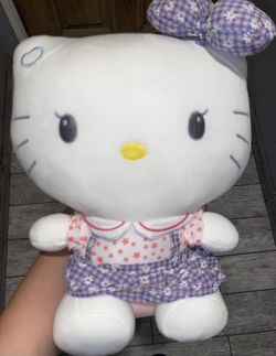 Big Hello Kitty Plushie With Blanket Included 