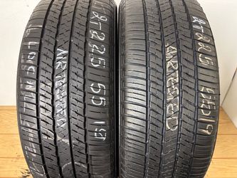 2 tires 225 55 19 Bri ecopia 422 plus high tread no repairs