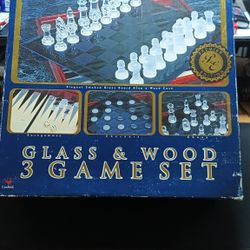 Glass and Wood 3 Game Set
