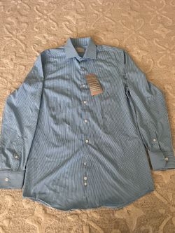 PERRY ELLIS PORTFOLIO TECH + SHIRT SLIM FIT size  15 32/33