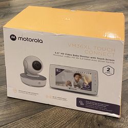 NEW Motorola Smart Baby Cam HD Video Camera with Touch Screen Monitor, Wifi Smartphone App Connected